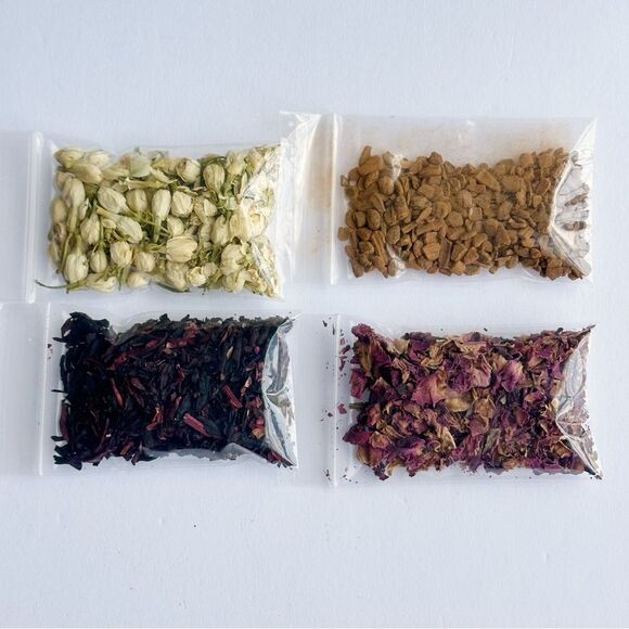 Divine Feminine Self-Love Salt Bowl Kit - Pink Himalayan Salt, Herbs, Tealight - Picture 3 of 6